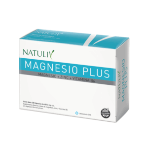 MAGNESIO PLUS MAGNESIO + ZINC + VITAMINA B6 30 CÁPSULAS - NATULIV