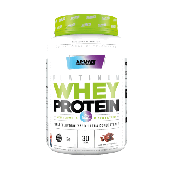 PLATINUM WHEY PROTEIN 908 GR TACHO CHOCOLATE - STAR NUTRITION