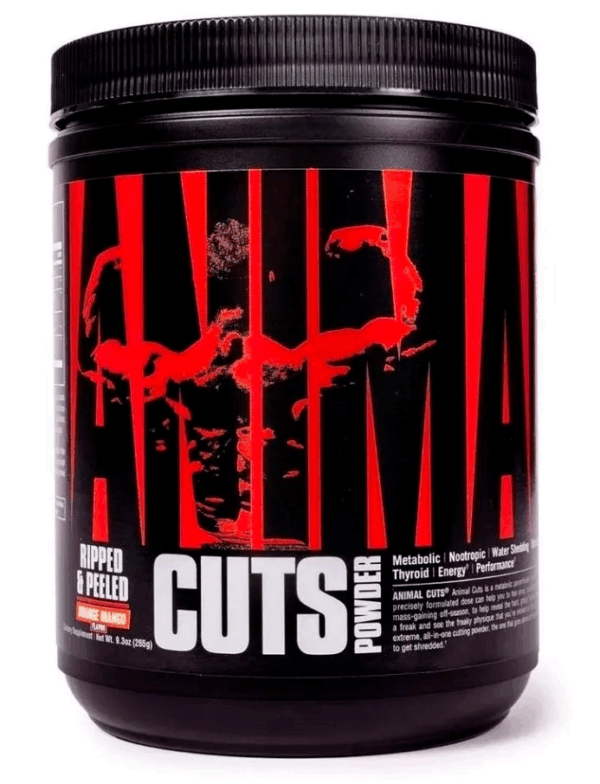 CUTS POWDER 265 GR QUEMADOR DE GRASA NARANJA MANGO - ANIMAL