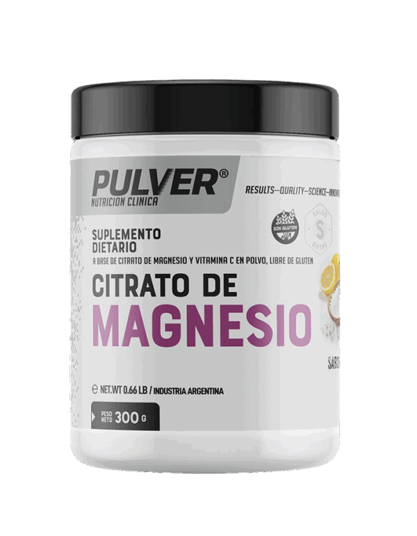 CITRATO DE MAGNESIO 300 GR SABOR LIMÓN - PULVER