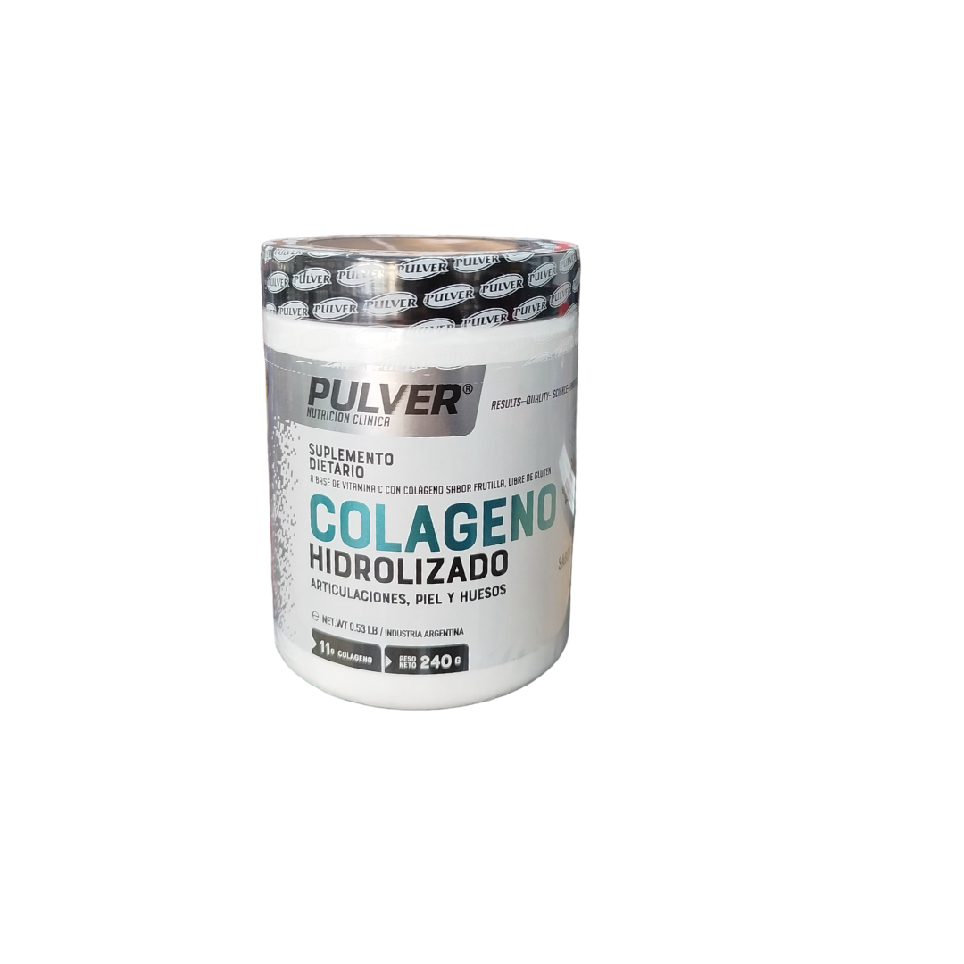 COLAGENO HIDROLIZADO CON VITAMINA C LIMÓN 240 GR - PULVER - Imagen 3
