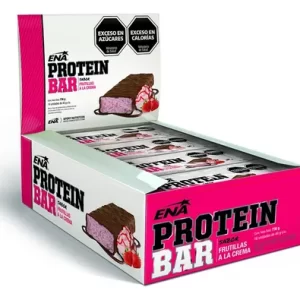 Protein Bar 16 Unidades - Frutillas A La Crema 12 gr x Barritas - Ena