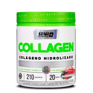 COLLAGEN 210 GR COLAGENO HIDROLIZADO FRUTOS ROJOS - STAR NUTRITION