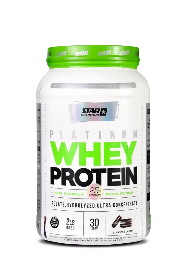 PLATINUM WHEY PROTEIN 908 GR TACHO COOKIES - STAR NUTRITION