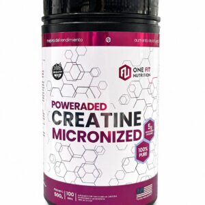 CREATINA MONOHIDRATADA MICRONIZADA 500 GR SIN SABOR - ONE FIT