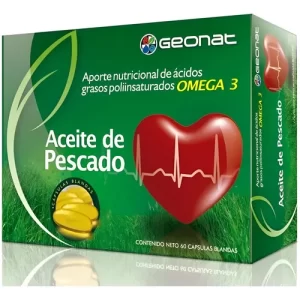 Aceite De Pescado Omega 3 Geonat X 60 Cápsulas