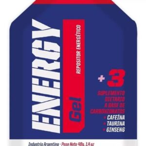 ENERGY GEL +3 CON CAFEÍNA 40 GR LIMON - MERVICK LAB