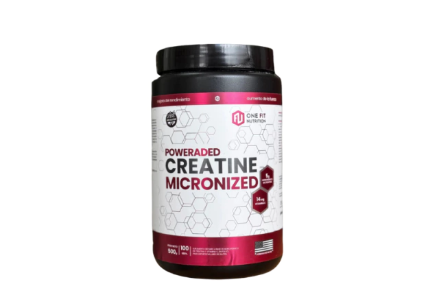 CREATINA MONOHIDRATADA MICRONIZADA 500 GR SIN SABOR - ONE FIT - Imagen 3