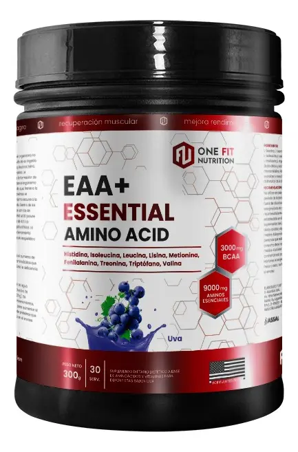 EAA+ ESSENTIAL AMINO ACID 300 GR UVA - ONE FIT - Imagen 3