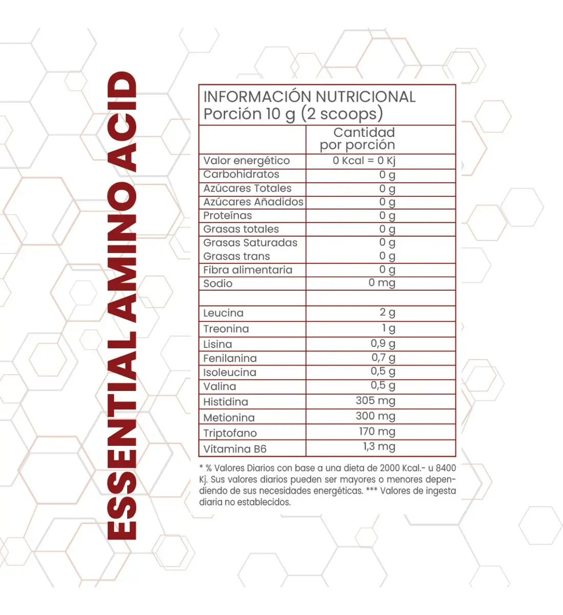 EAA+ ESSENTIAL AMINO ACID 300 GR UVA - ONE FIT - Imagen 2
