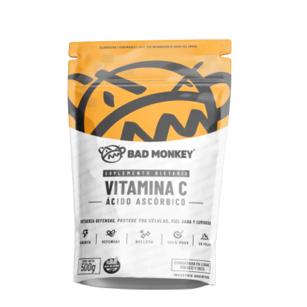 VITAMINA C 500 GR ACIDO ASCORBICO - BAD MONKEY - Imagen 3