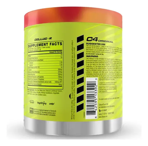 C4 ORIGINAL 50 SERVICIOS 475 GR FRUIT PUNCH - CELLUCOR - Imagen 2
