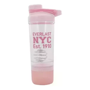 SHAKER 500 ML 2 EN 1 CON BOLA MEZCLADORA ROSA - EVERLAST